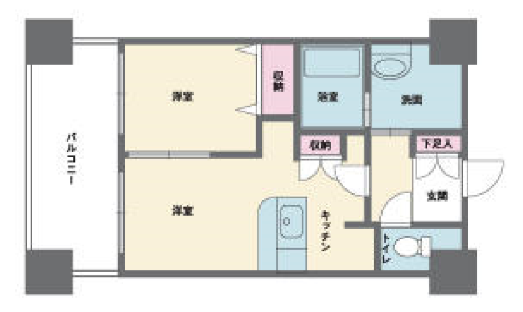 ＨＦ西新宿レジデンスＷＥＳＴ　604号室　間取り