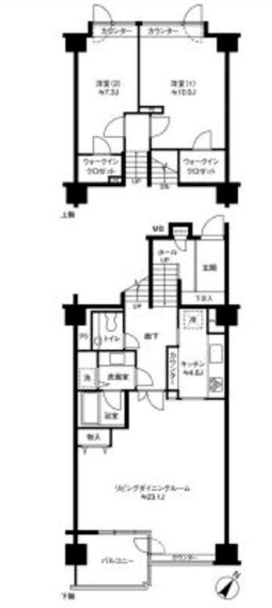 参宮橋マンション　315号室　間取り