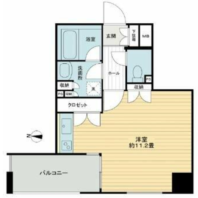 アリビオ九段　703号室　間取り