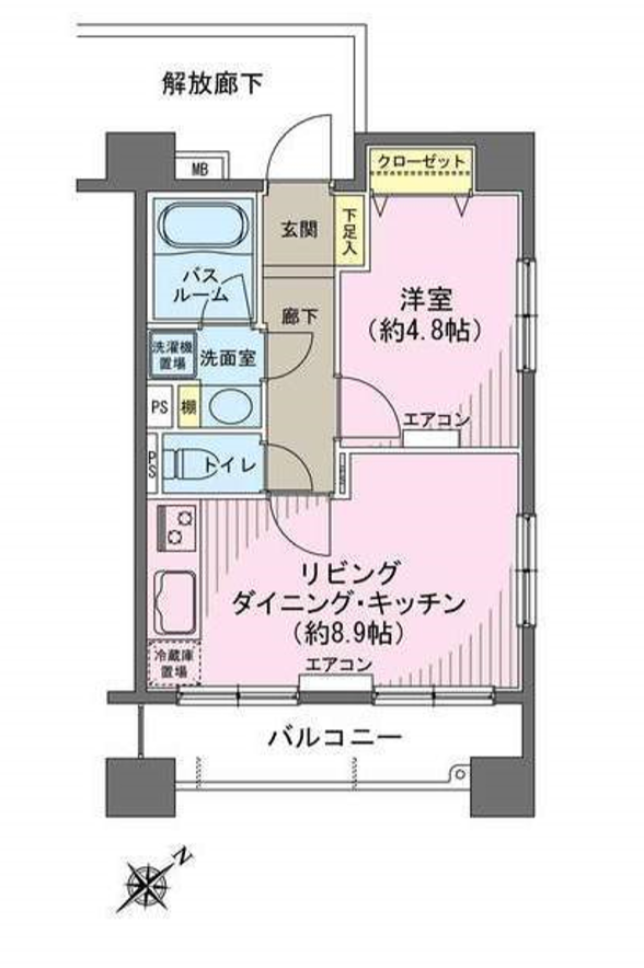 ヒルレジデンス大崎　201号室　間取り