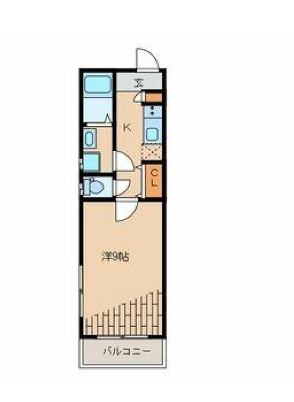 ピアコートTM新宿戸山　401号室　間取り