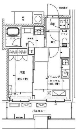ザ・パークハウス西新宿タワー60　4102号室　間取り