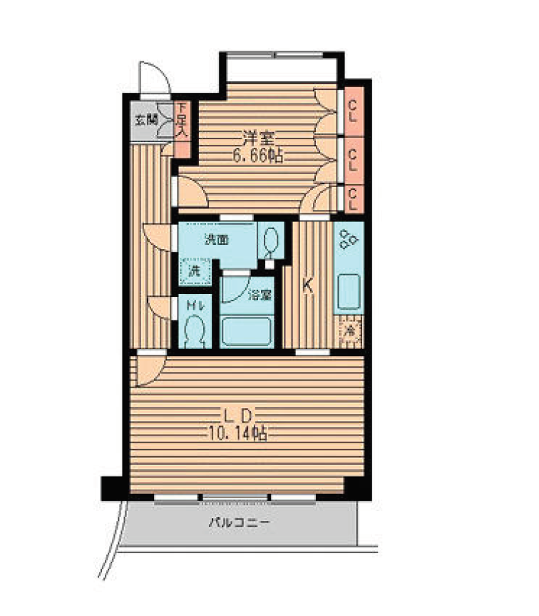 ガーデン目黒南　227号室　間取り