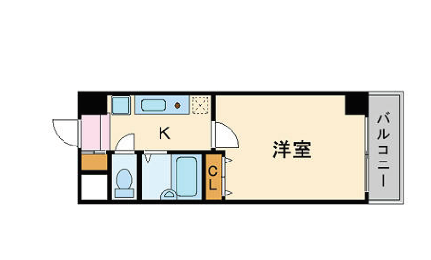 メインステージ西新宿　1107号室　間取り