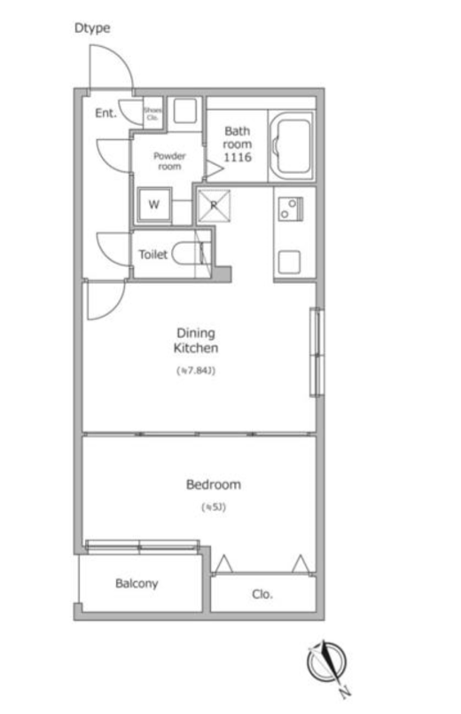 ラクラス四谷三丁目　306号室　間取り