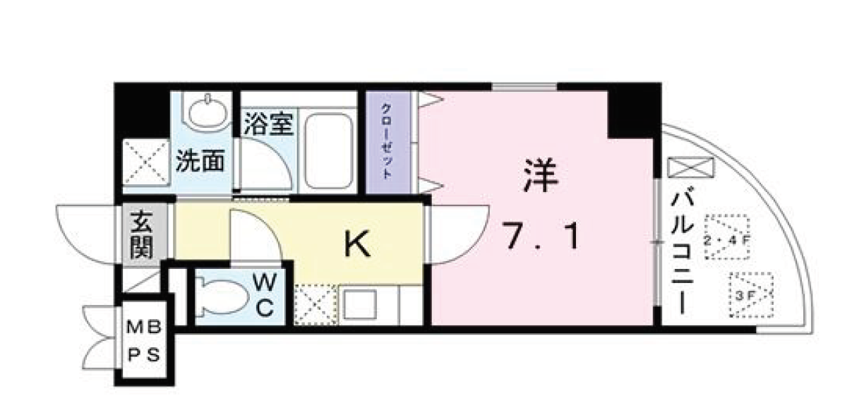 アヴェニール目黒　301号室　間取り