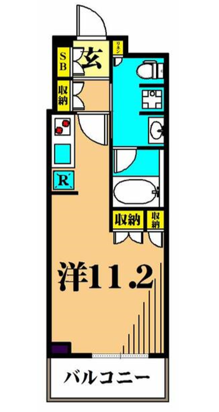 目黒第一マンションズ　903号室　間取り