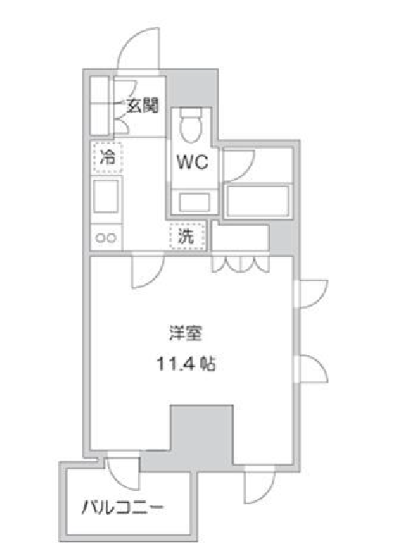 KWレジデンス麹町　704号室　間取り