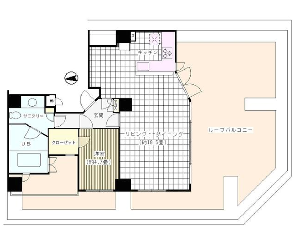 ケイズ麹町　901号室　間取り