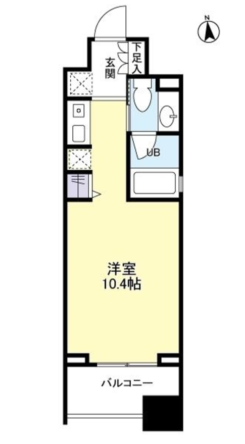パークフラッツ中目黒　205号室　間取り