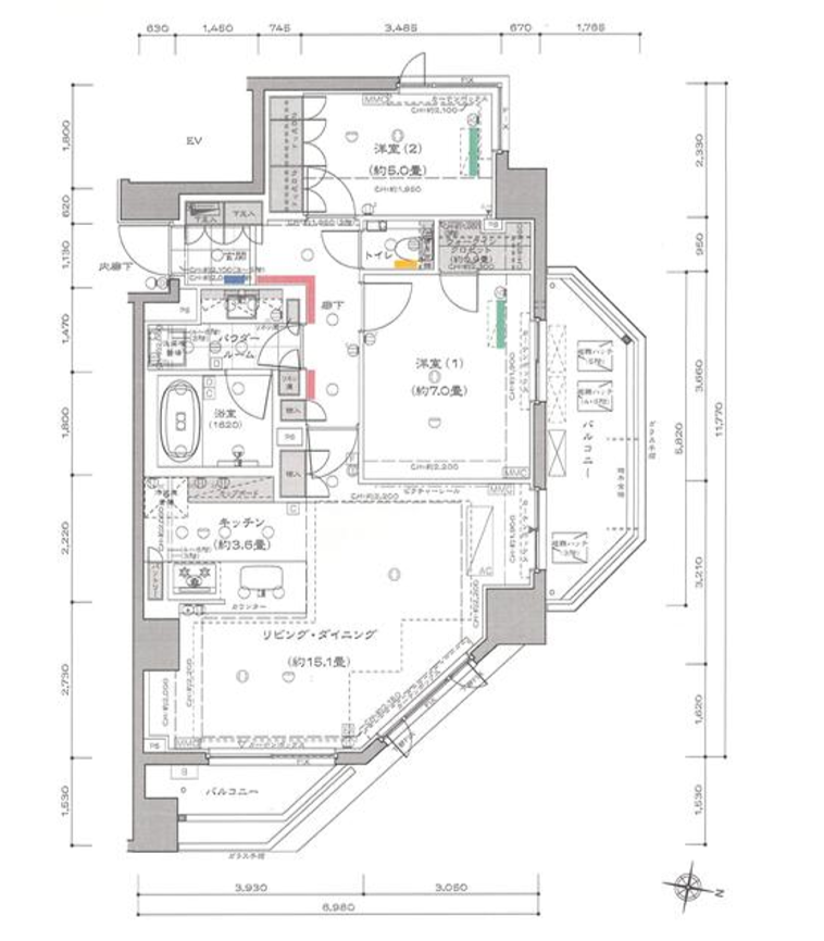 ヴィークコート原宿ヒルズ　503号室　間取り