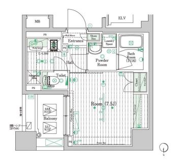 ブライズ住吉DUE　204号室　間取り