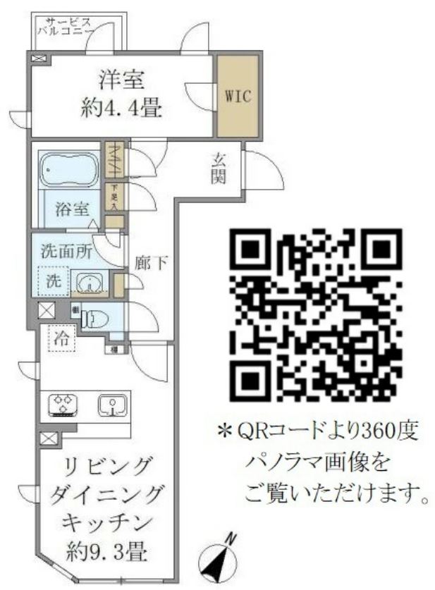 COMPOSITE高輪　201号室　間取り