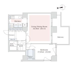 泉ガーデンレジデンス　606号室　間取り