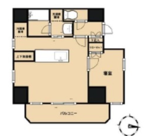 オープンレジデンシア四谷舟町　502号室　間取り
