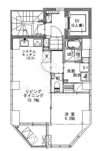 LASPACIO蔵前レジデンス (ラスパシオ蔵前レジデンス)　701号室　間取り