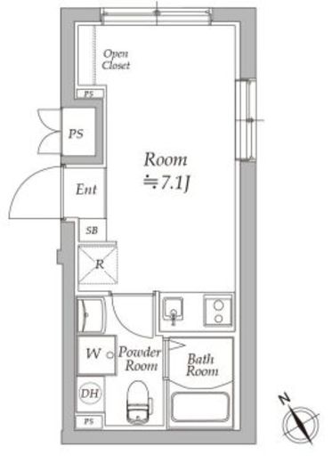 アトリオフラッツ御茶ノ水　503号室　間取り