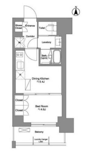 ブリリアイスト新御徒町　503号室　間取り