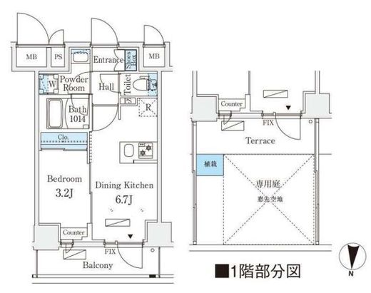 リテラス住吉　302号室　間取り