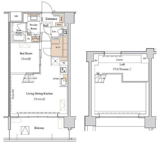 ブランシエスタ西馬込　606号室　間取り
