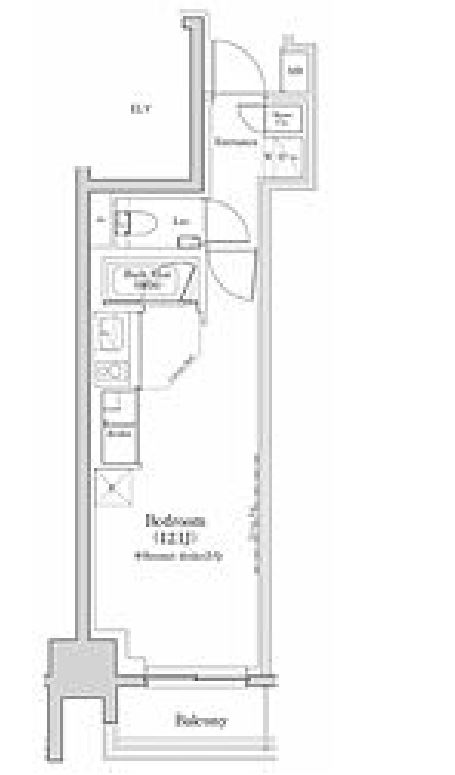 ザ・パークハビオ日本橋三越前　302号室　間取り