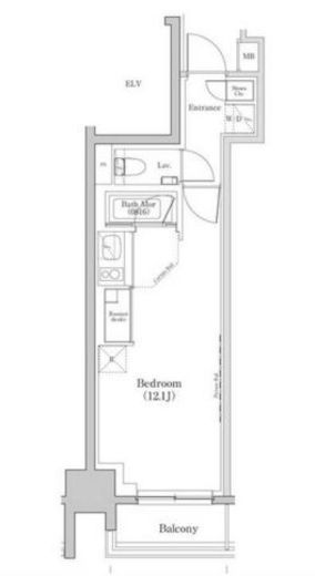 ザ・パークハビオ日本橋三越前　902号室　間取り