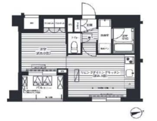 Arbre深川　202号室　間取り