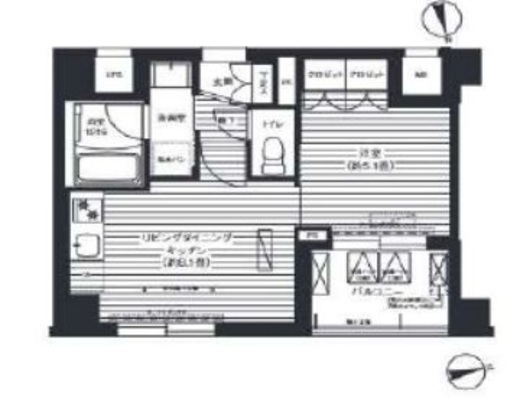 Arbre深川　203号室　間取り