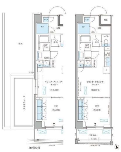 パークアクシス文京本郷　504号室　間取り