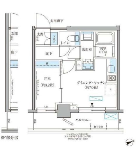 パークアクシス文京本郷　311号室　間取り