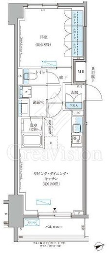 パークアクシス文京本郷　210号室　間取り