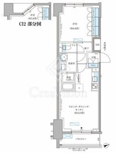 パークアクシス文京本郷　310号室　間取り