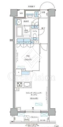 パークアクシス文京本郷　313号室　間取り