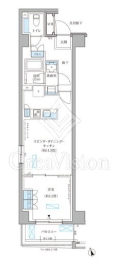 パークアクシス文京本郷　305号室　間取り