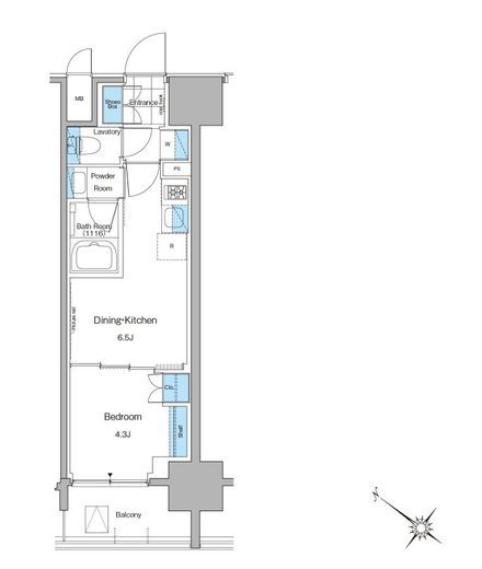 ルフォンプログレ西大井プレミア　602号室　間取り
