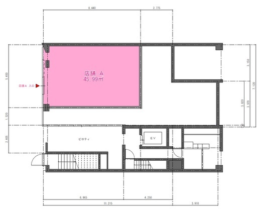 FABRIC吉祥寺 (ファブリック吉祥寺)　1F-A号室　間取り