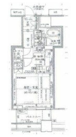 武蔵野タワーズスカイクロスタワー　902号室　間取り