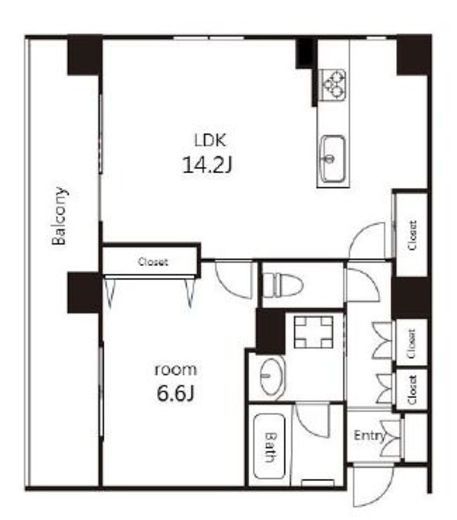 オーパスレジデンス吉祥寺　205号室　間取り