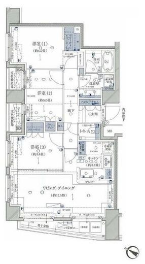 クラッシィハウス国立　903号室　間取り