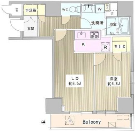 フェアステージ武蔵野　1102号室　間取り