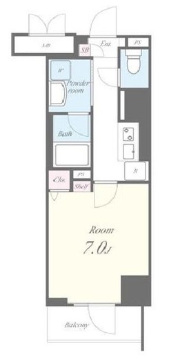 グランドレジデンス三鷹　202号室　間取り