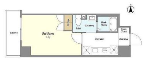 Daffitto三鷹 (ダフィット三鷹)　109号室　間取り
