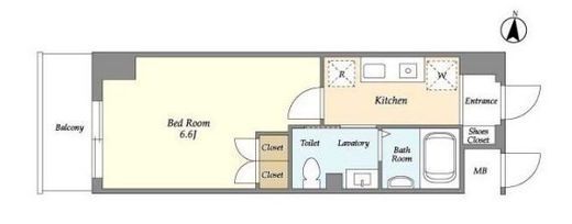 Daffitto三鷹 (ダフィット三鷹)　311号室　間取り