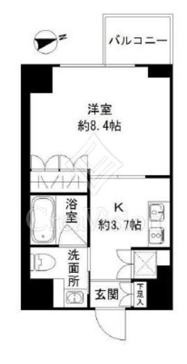 アーバンスタイル立川　210号室　間取り