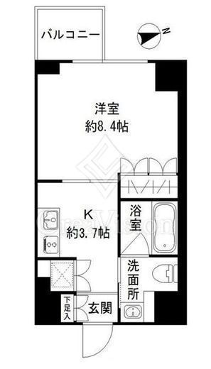 アーバンスタイル立川　309号室　間取り