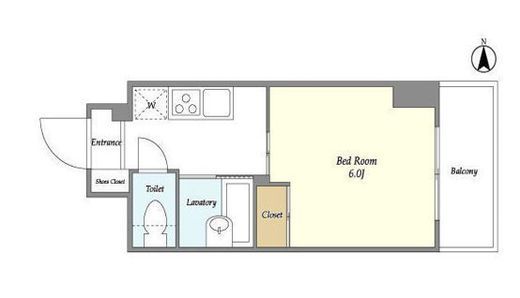 BPRレジデンス国立　805号室　間取り