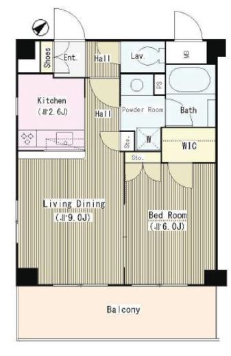 ベルフォーレ武蔵野　305号室　間取り