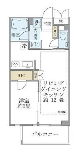 カールスルーエ吉祥寺　202号室　間取り