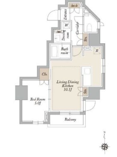 KDXレジデンス三鷹　605号室　間取り