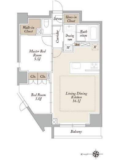 KDXレジデンス三鷹　1001号室　間取り